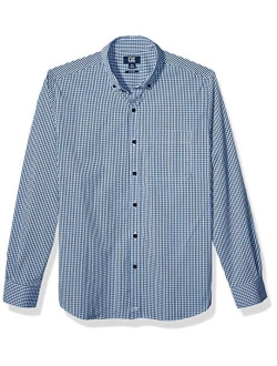 Men's Long Sleeve Anchor Gingham Button Up Shirt