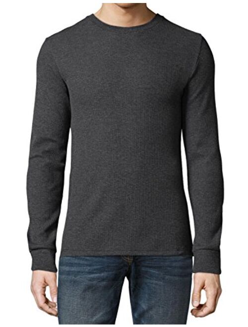 Ma Croix Premium Mens Thermal T Shirts Waffle Pattern Heavyweight Longsleeve Soft Big and Tall Active Cotton Knit