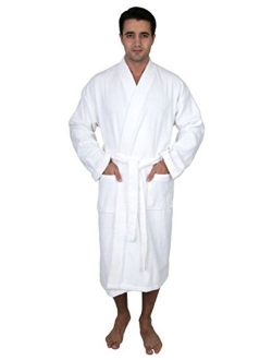 TowelSelections Mens Luxury Robe, Turkish Cotton Terry Kimono Soft Bathrobe