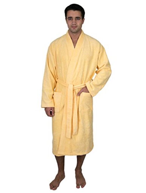 TowelSelections Mens Luxury Robe, Turkish Cotton Terry Kimono Soft Bathrobe