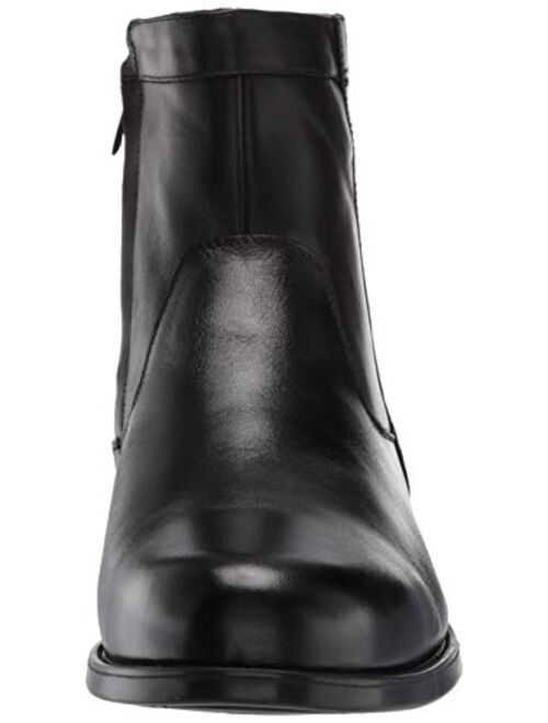 Florsheim Men's Medfield Plain Toe Zip Boot Fashion, Black, 9.5 Wide