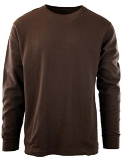 ChoiceApparel Mens Long Sleeve Thermal Waffle Pattern Crew Neck Shirts (Many Colors)