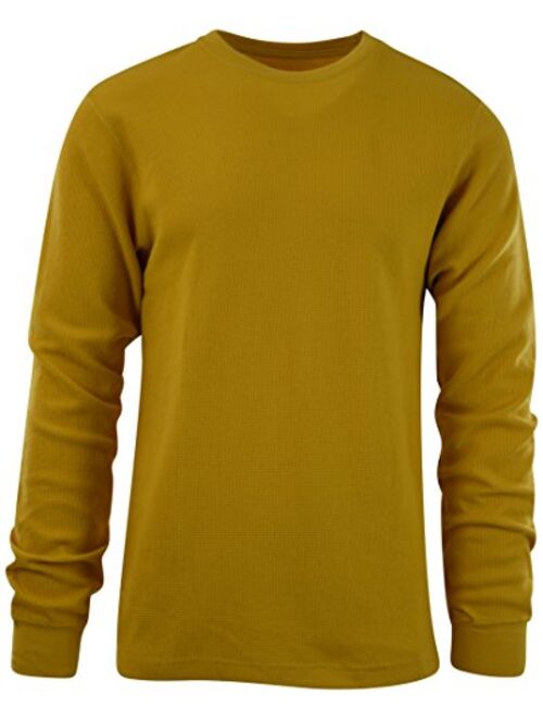 ChoiceApparel Mens Long Sleeve Thermal Waffle Pattern Crew Neck Shirts (Many Colors)