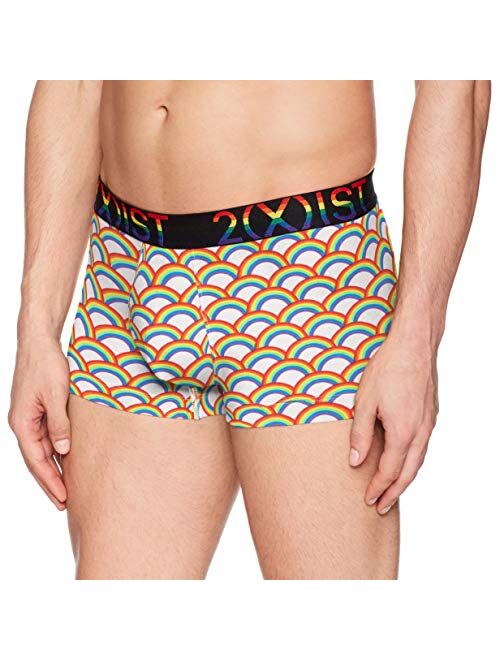 2(X)IST Men's Pride Cotton Stretch No Show Trunk