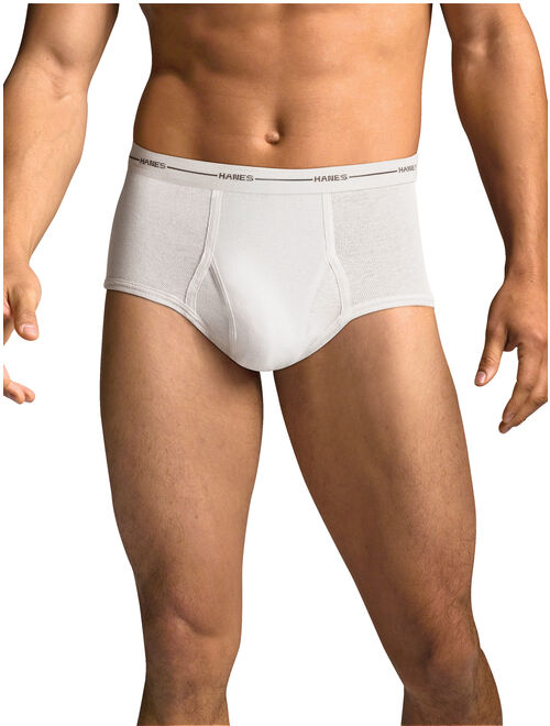 Hanes Men's FreshIQ Comfort Flex Waistband White Briefs, 7 Pack