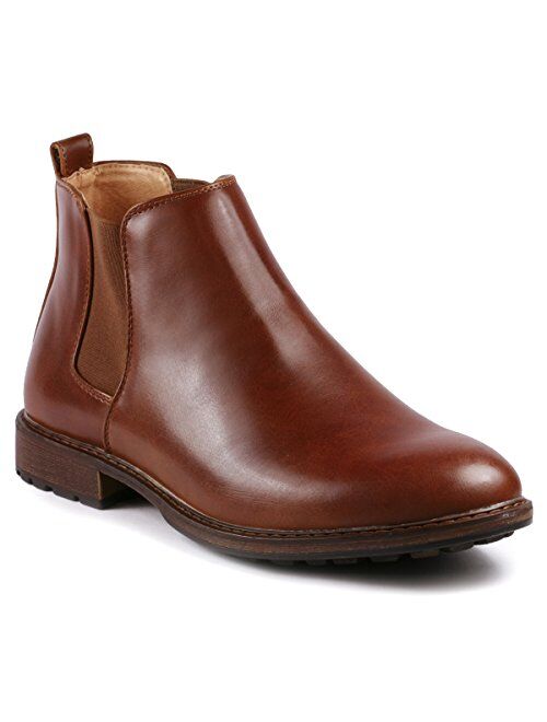 Metrocharm MC137 Men's Formal Dress Chelsea Ankle Boot