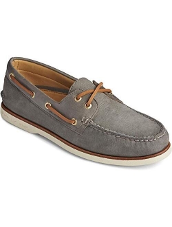 Men's Gold a/O 2-Eye Roustabout Boat Shoes