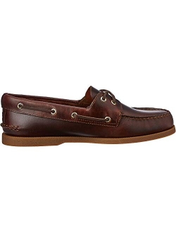 Men's Gold a/O 2-Eye Roustabout Boat Shoes