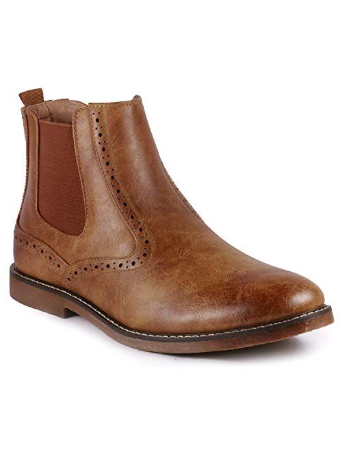 Metrocharm MC139 Men's Formal Dress Casual Ankle Chelsea Boot