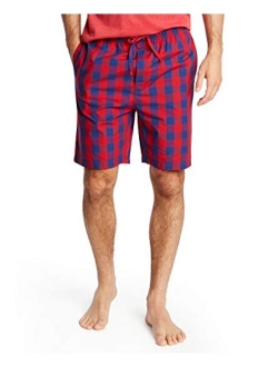 Men's Cotton Sailboat-Print Pajama Shorts