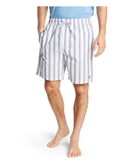 Men's Cotton Sailboat-Print Pajama Shorts