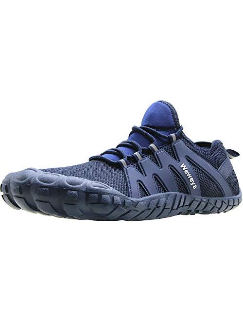 Weweya Barefoot Shoes Men Minimalist Running Cross Training Shoe