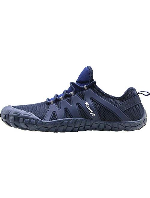 Weweya Barefoot Shoes Men Minimalist Running Cross Training Shoe