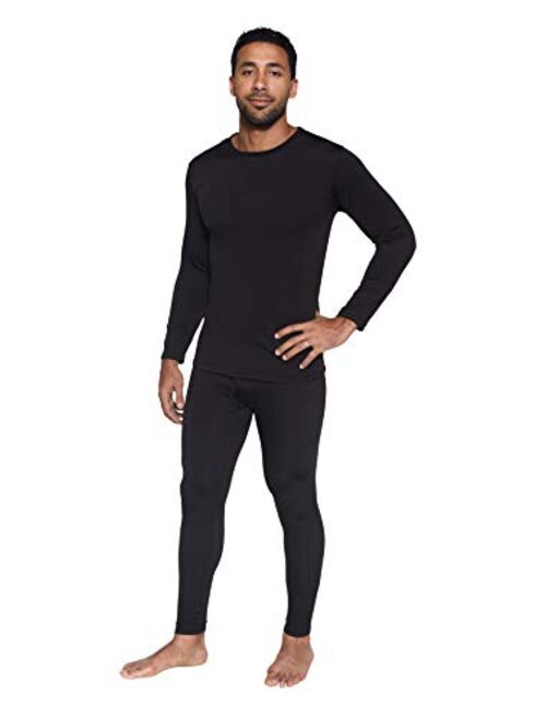 1 & 3 Pack: Men's Ultra-Soft Long Sleeve Crew Neck Thermal Shirt Fleece Lined Compression Baselayer Top Underwear