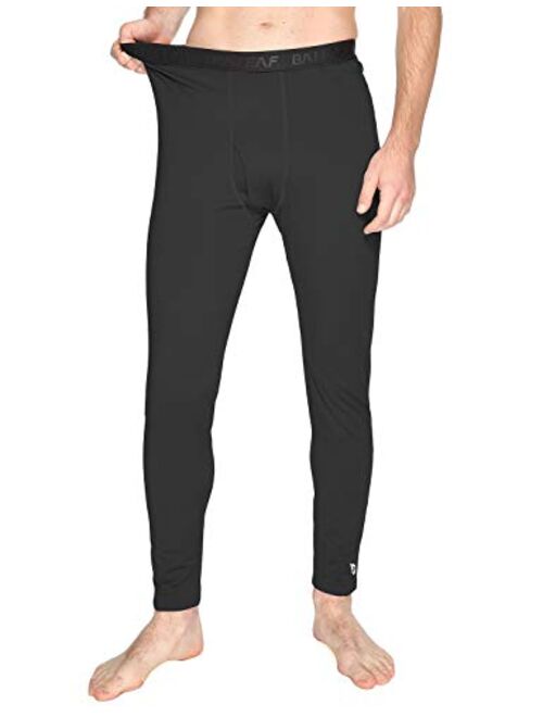 BALEAF Men's Heavyweight Thermal Underwear Pants Fleece Lined Long Johns Baselayer Bottom