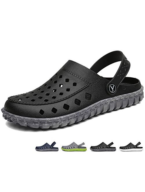 Buy Crocs beister Mens Garden Clogs Mules, Anti-Slip Water Shoes ...