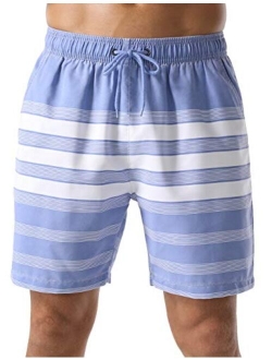 NonweMen'sSwimTrunksRetroQuick Dry SoftWashedFull Liner CasualShorts