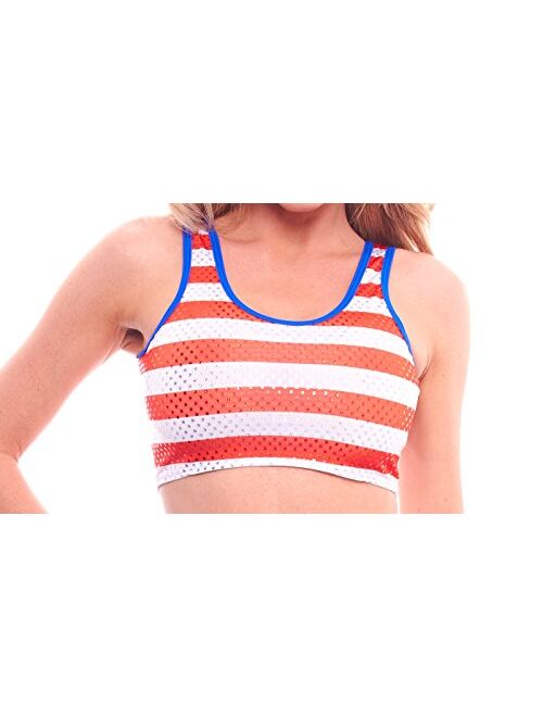 BODYZONE Women's Patriotic Crop Top