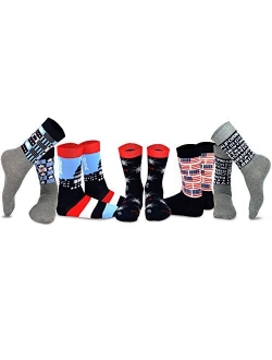 TeeHee American Patriotic Novelty Socks for Men and Women