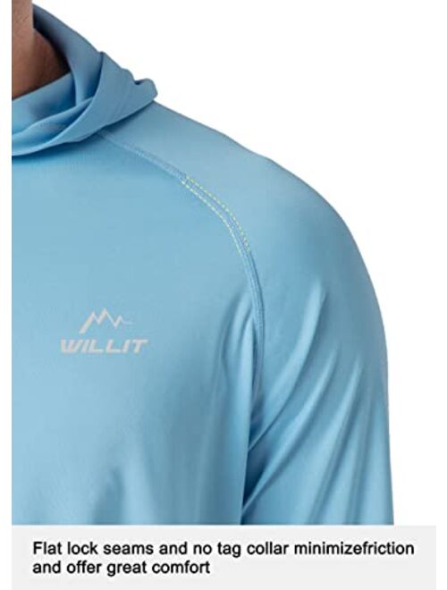 Willit Men's Sun Protection Hoodie UPF 50+ Fishing Hiking Shirt