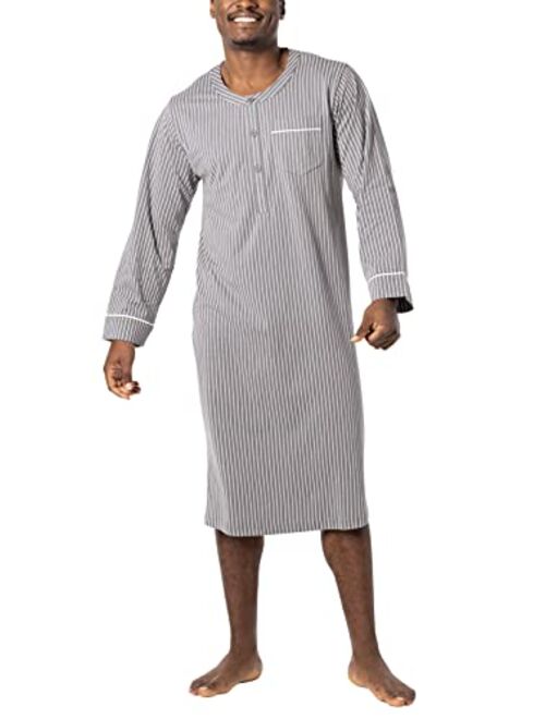 Buy PajamaGram Mens Sleep Shirt Flannel - Mens Nightshirt, Multicolored ...