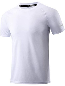 Holure Men's Mesh Quick-Dry Short Sleeve Workout Shirt