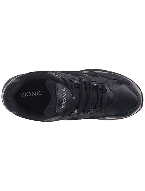 Vionic Leather Mid Ankle Walking Shoes