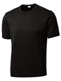 Opna Men's Big and Tall Short Sleeve Moisture Wicking Athletic T-Shirts Regular Sizes & XLT's