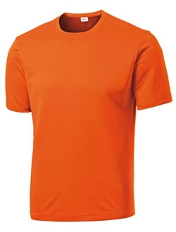 Opna Men's Big and Tall Short Sleeve Moisture Wicking Athletic T-Shirts Regular Sizes & XLT's