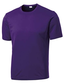 Opna Men's Big and Tall Short Sleeve Moisture Wicking Athletic T-Shirts Regular Sizes & XLT's