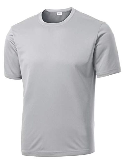 Opna Men's Big and Tall Short Sleeve Moisture Wicking Athletic T-Shirts Regular Sizes & XLT's