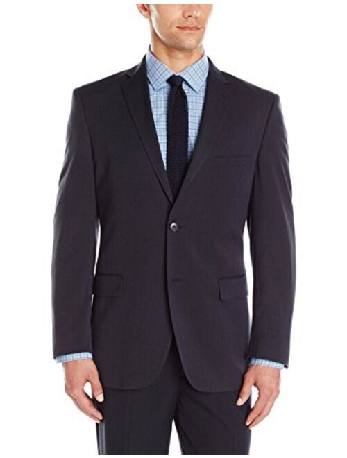 Adolfo Men's Micro Tech Portly Suit Jacket