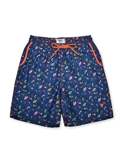 Beach Bros. Mens Swim Trunks Mesh Lining with Elastic Waistband