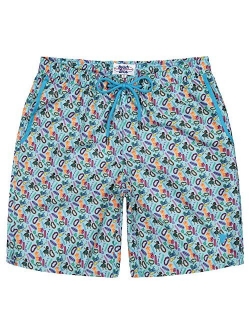 Beach Bros. Mens Swim Trunks Mesh Lining with Elastic Waistband