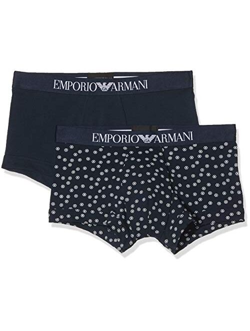 Emporio Armani Men's Pattern Mix 2-Pack Trunk