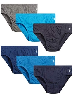 Men's 6 Pack Low Rise Underwear Briefs