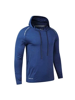 palglg Men's Bodybuilding Tapered Slim Fit Sweatshirts Active Hoodies