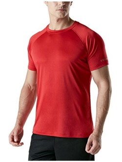 TSLA 1 or 2 Pack Men's Workout Running Shirts, Quick Dry Cool-Dri Short Sleeve Athletic Shirts, Active Sport Gym T-Shirts