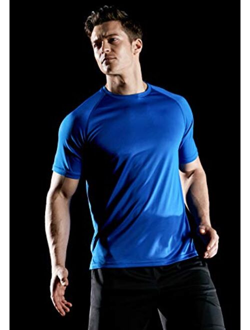 TSLA 1 or 2 Pack Men's Workout Running Shirts, Quick Dry Cool-Dri Short Sleeve Athletic Shirts, Active Sport Gym T-Shirts