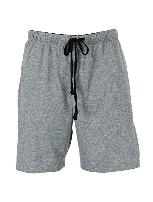 Hanes Men's 2-Pack Knit Sleep Pajama Drawstring Shorts