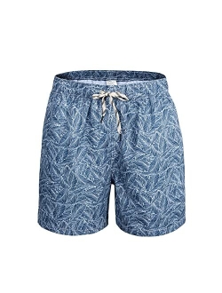 Cogild Men's Swim Trunks Quick Dry Mesh Lining Hawaii Beach Short with Pockets Bathing Suits