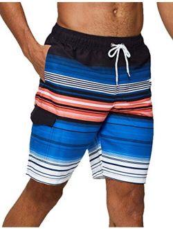 Vogyal Mens Swim Trunks Quick Dry Beach Bathing Suit with Mesh Lining