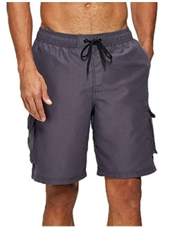 Vogyal Mens Swim Trunks Quick Dry Beach Bathing Suit with Mesh Lining