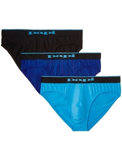 Papi Men's 3-Pack Premium Performance Cotton Stretch Brief