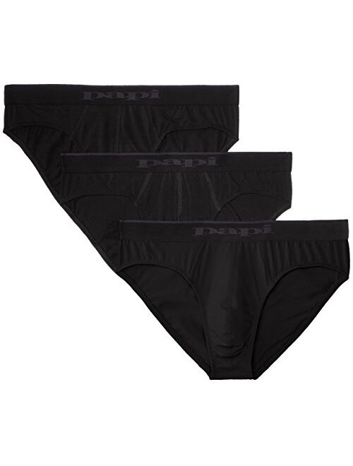 Papi Men's 3-Pack Premium Performance Cotton Stretch Brief