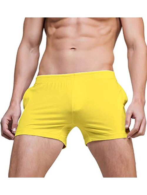 Banana Bucket Men's Running Workout Gym Active Shorts Lounge Sleep Bottoms