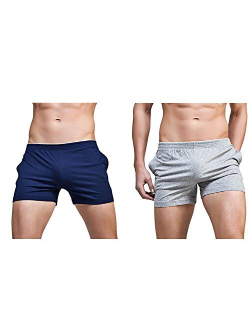 Banana Bucket Men's Running Workout Gym Active Shorts Lounge Sleep Bottoms