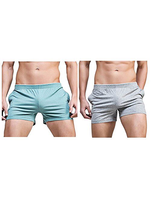 Banana Bucket Men's Running Workout Gym Active Shorts Lounge Sleep Bottoms