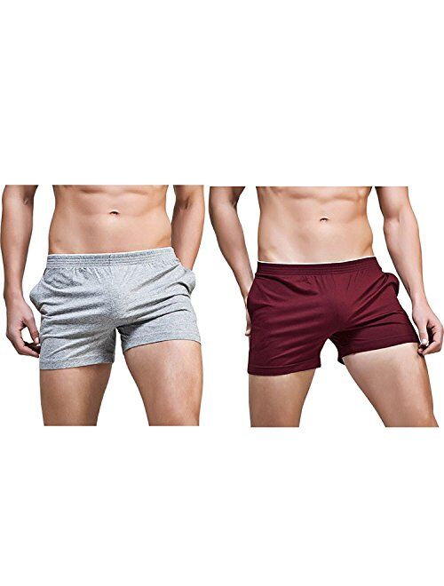 Banana Bucket Men's Running Workout Gym Active Shorts Lounge Sleep Bottoms