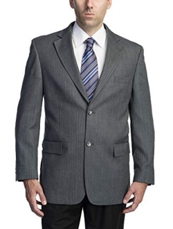 P&L Men's Premium Stretch Classic Fit Sport Coat Suit Jacket Blazer